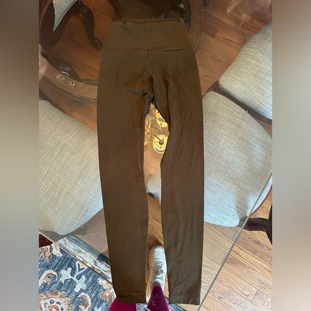 Lululemon Dark Olive Size 4 25” Align Legging